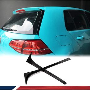 2PCS Side Roof Spoilers for Volkswagen VW Golf 7 MK7 7.5 2014-2018 Rear Wing Side Roof Spoiler Lip Window Decoration Deflectors Golf 7 Accessories Non for GTI R