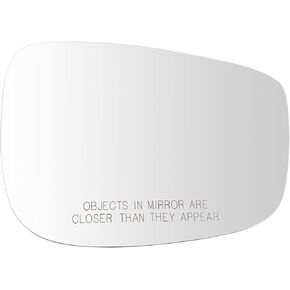 TRQ Right Mirror Glass Compatible with 2016-2021 Mazda CX-3 2015-2016 CX-5