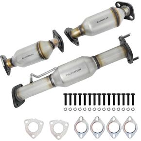 Catalytic Converter Compatible with 2008-2017 Buick Enclave, 2009-2017 Chevy Traverse, 2007-2017 GMC Acadia 3.6L 6 Cylinder 3 PCS High Performance(EPA Compliant)