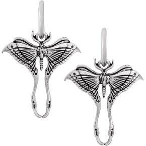 HAQUIL Vintage Moth Hoop Earrings, Lightweight Simple Huggie Hoop Earrings, Trendy Jewelry for Women