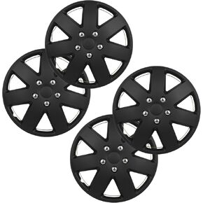 OCPTY (Set of 4) Wheel Covers 16in Hub Caps Silver Rim Cover Universal 16 inch Hubcap Wheel Cover