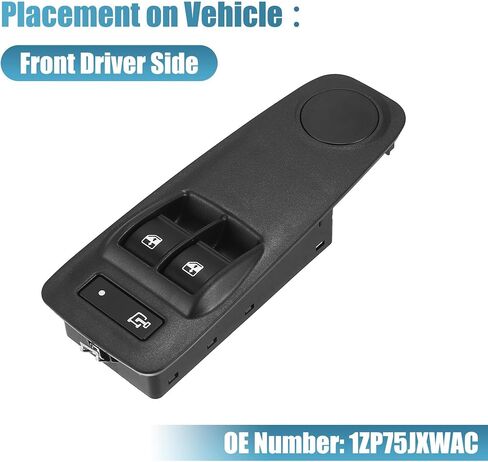 X AUTOHAUX الجبهة سائق الجانب مفتاح كهرباء رئيسي للنافذة ل Ram ProMaster 1500 2500 3500 2014-2017 استبدال 1ZP75JXWAC in Saudi Arabia