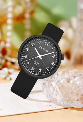Waterproof Analog Women's Watch for Nurses, Nursing, Lady,Students,with Easy Read Dial,Second Hand Soft Silicone Band Quartz Female Dress Wrist Watches in Saudi Arabia
