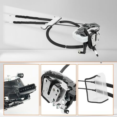 محرك قفل الباب جانب السائق متوافق مع إنفينيتي Q50، 2014-2020 # استبدال 80501-4HB0A مجموعة مزلاج الباب الأمامي الأيسر FL in Kuwait