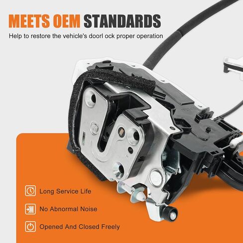 محرك قفل الباب جانب السائق متوافق مع إنفينيتي Q50، 2014-2020 # استبدال 80501-4HB0A مجموعة مزلاج الباب الأمامي الأيسر FL in Kuwait