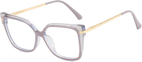 الضوء الأزرق حجب القط العين نظارات للنساء العصرية مكافحة إجهاد العين الأشعة فوق البنفسجية حماية الكمبيوتر النظارات المعدنية TR90 الإطار AW021 in Kuwait