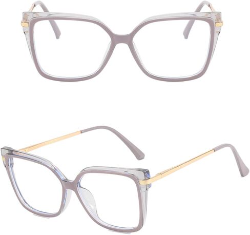 الضوء الأزرق حجب القط العين نظارات للنساء العصرية مكافحة إجهاد العين الأشعة فوق البنفسجية حماية الكمبيوتر النظارات المعدنية TR90 الإطار AW021 in Kuwait