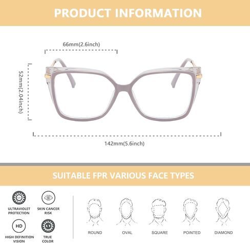 الضوء الأزرق حجب القط العين نظارات للنساء العصرية مكافحة إجهاد العين الأشعة فوق البنفسجية حماية الكمبيوتر النظارات المعدنية TR90 الإطار AW021 in Kuwait