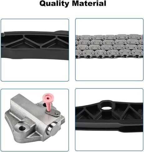 مجموعة سلسلة توقيت محرك WATERWICH متوافقة مع 2011-2019 Hyundai Genesis Sportage Optima Sorento Stinger Kia 2.0L 2.4L لاستبدال 244102G810 243212G111 244202G101 244312G101 in Kuwait