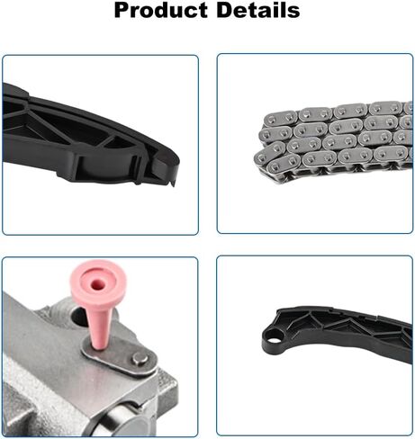 مجموعة سلسلة توقيت محرك WATERWICH متوافقة مع 2011-2019 Hyundai Genesis Sportage Optima Sorento Stinger Kia 2.0L 2.4L لاستبدال 244102G810 243212G111 244202G101 244312G101 in Kuwait