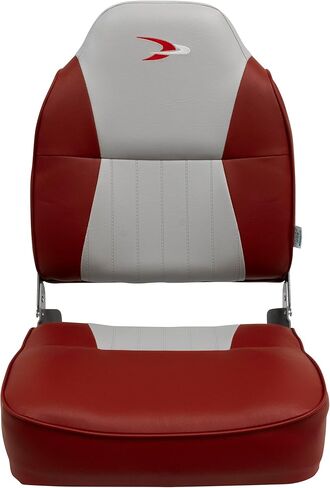 Wise 8WD640PLS-671 Lund Style High Back Boat Seat, Sand/Green in Kuwait