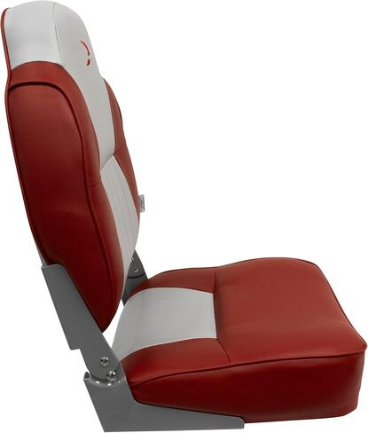 Wise 8WD640PLS-671 Lund Style High Back Boat Seat, Sand/Green in Kuwait