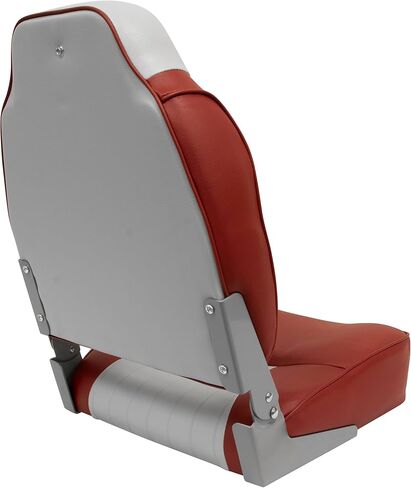 Wise 8WD640PLS-671 Lund Style High Back Boat Seat, Sand/Green in Kuwait