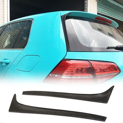 2PCS Side Roof Spoilers for Volkswagen VW Golf 7 MK7 7.5 2014-2018 Rear Wing Side Roof Spoiler Lip Window Decoration Deflectors Golf 7 Accessories Non for GTI R in Kuwait