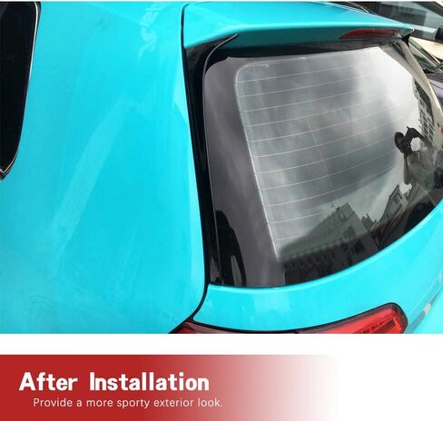 2PCS Side Roof Spoilers for Volkswagen VW Golf 7 MK7 7.5 2014-2018 Rear Wing Side Roof Spoiler Lip Window Decoration Deflectors Golf 7 Accessories Non for GTI R in Kuwait