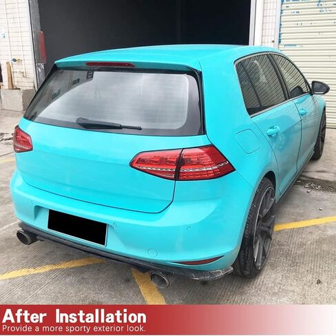 2PCS Side Roof Spoilers for Volkswagen VW Golf 7 MK7 7.5 2014-2018 Rear Wing Side Roof Spoiler Lip Window Decoration Deflectors Golf 7 Accessories Non for GTI R in Kuwait