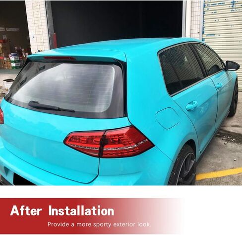2PCS Side Roof Spoilers for Volkswagen VW Golf 7 MK7 7.5 2014-2018 Rear Wing Side Roof Spoiler Lip Window Decoration Deflectors Golf 7 Accessories Non for GTI R in Kuwait