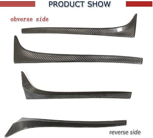 2PCS Side Roof Spoilers for Volkswagen VW Golf 7 MK7 7.5 2014-2018 Rear Wing Side Roof Spoiler Lip Window Decoration Deflectors Golf 7 Accessories Non for GTI R in Kuwait
