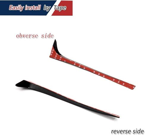2PCS Side Roof Spoilers for Volkswagen VW Golf 7 MK7 7.5 2014-2018 Rear Wing Side Roof Spoiler Lip Window Decoration Deflectors Golf 7 Accessories Non for GTI R in Kuwait