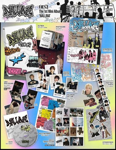 [SOUNDWAVE POB Exclusive] NEXZ NALLINA 1st Mini Album World Version with Tracking Sealed NXZ in Saudi Arabia
