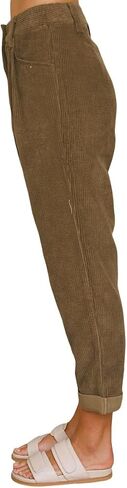 ZAFUL Women's Corduroy Casual Jogger Sweatpants with Pockets Relaxed Straight Fit in Saudi Arabia