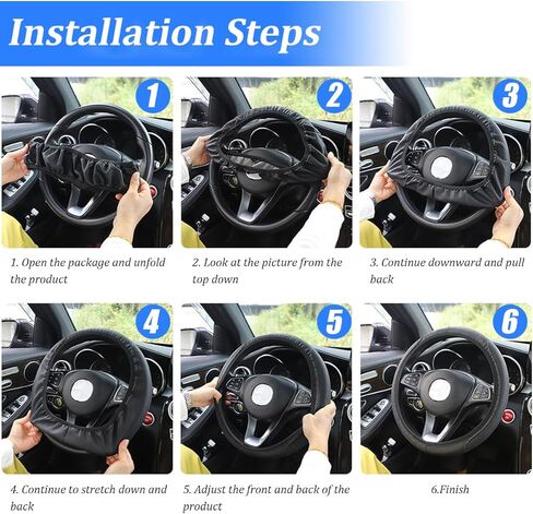 BESULEN Car Steering Wheel Cover, Soft Breathable Anti-Slip Auto Steering Wheel Protector Fit 15 Inch, Universal Vehicle Interior Accessories for Cars, SUVs, Trucks, and Vans (Pink) in Saudi Arabia