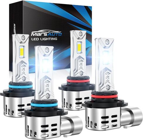 Marsauto 2024 M4 series 34000LM Super Brightness 9005 Bulbs with Cooling Fan, 9005 Powersports ATV/UTV, Plug-N-Play, Pack of 2 in Saudi Arabia