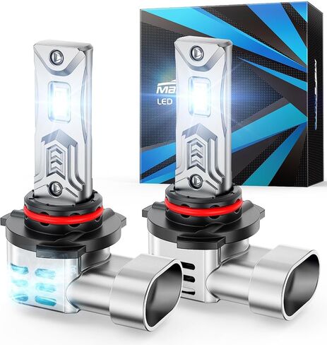 Marsauto 2024 M4 series 34000LM Super Brightness 9005 Bulbs with Cooling Fan, 9005 Powersports ATV/UTV, Plug-N-Play, Pack of 2 in Saudi Arabia