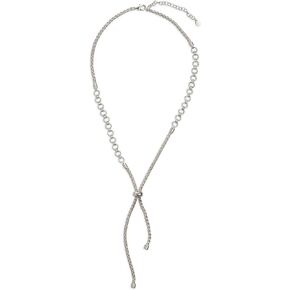 Lucky Brand Women's Chain Y Necklace, Silver, Unsized