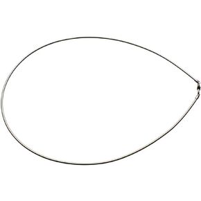 Sterling Silver 1.6mm Round Omega Nickel Free Chain Necklace Italy, 20"