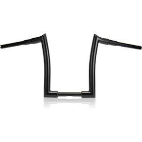 MoKitDora Sportster Dyna Softail 12" Rise Ape Hangers 1.5" Fat 1" Clamp Meathook Handlebar Z Bars for Harley XL 883/1200,1994-up Road King & 1998-2013 Road Glide، أسود لامع in Kuwait