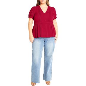 City Chic Plus Size Top, Laila Top
