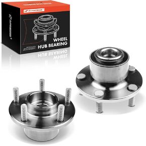 A-Premium 2 x Front Wheel Bearing and Hub Assembly with 5-Lug Compatible with Mazda 3 2004-2005