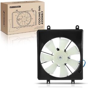 A-Premium A/C Condenser Fan Assembly Compatible with Select Honda Models - Civic 2022 2.0L - Replace# 3861564SA01, 3861564SA01PFM