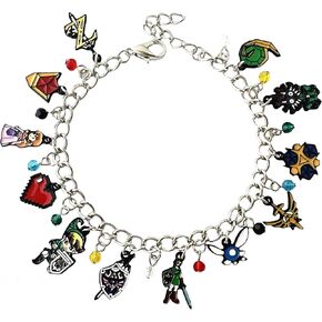 JDHFJFH Bracelet Metal Anime Charm Bracelet Chain for and Women