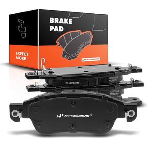 A-Premium Front Ceramic Disc Brake Pads Set Compatible with Infiniti Q60 2014-2015 3.7L, G37 2008-2013 3.7L, G35 2007-2008 3.5L, 4 Pcs