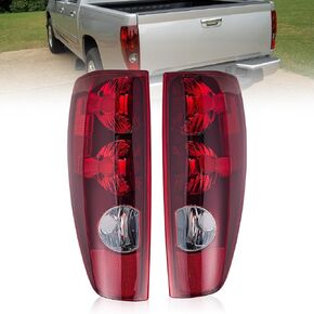 Compatible with 2004-2012 Chevy Colorado Tail lights assembly GMC Canyon OE Style w/o bulbs Replaces GM2800164 GM2801164 Pair
