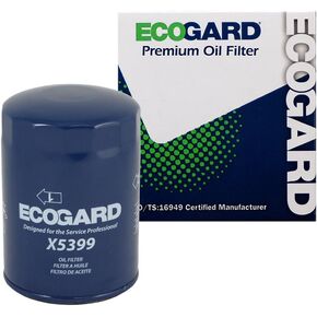ECOGARD X5399 Premium Spin-On Engine Oil Filter for Conventional Oil Fits Chevrolet Silverado 2500 HD 6.6L DIESEL 2001-2019, Silverado 3500 HD 6.6L DIESEL 2007-2019