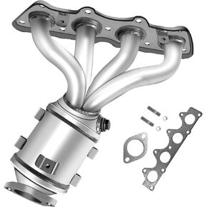 [Front]FortunaFlow Exhaust Manifold Catalytic Converter Compatible with Hyundai Accent 2012-2017 1.6L,Reference 16680,641502,674-891(EPA Compliant)