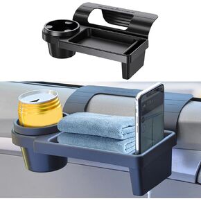 Car Window Door Side Cup Holder, Window Car Storage Tray, Car Window Multifunctional Storage Tray Organizer, Vehicle Door Side Hanging Storage Rack, Front Rear Door Insert Tray Organizer