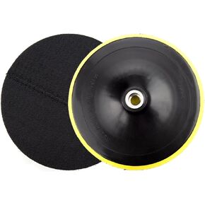 Car Buffer Polisher, 6IN Car Buffers And Polishers Kit, 6-Inch Bottom Bracket Angle Grinder, Plastic Chassis, Adhesive Sandpaper Disc