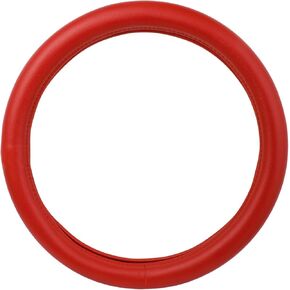 GG Grand General 54073 18 inches Deluxe Steering Wheel Cover Full Red with Red Stitching