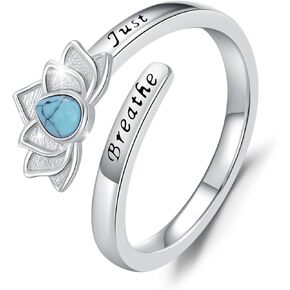 925 فضة خواتم للنساء موس العقيق/فقط التنفس/عين الشر خواتم هدية الكريسماس هدية عيد الأم هدية عيد الحب in Kuwait