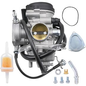 YFM400 Carburetor for ATV Yamaha 2000-2006 Kodiak 400 YFM400 & Big Bear 400, 2004-2006 Bruin 350, 2007-2011 Grizzly 350, 2007-2012 Grizzly 450, 2006-2009 Wolverine 350, 2007-2010 Wolverine 450