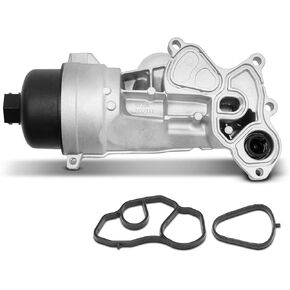 A-Premium Engine Oil Filter Housing Adapter Assembly [with Gasket Kit] Compatible with Mini Vehicles - Cooper 2011-2015, Cooper Countryman 2011-2016, Cooper Paceman 2013-2016 - Replace# 11428643757