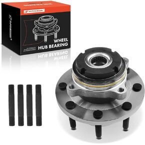 A-Premium Front Wheel Bearing and Hub Assembly with 8-Lug Compatible with Ford F-250 Super Duty 1999-2001, F-350 Super Duty 1999-2001, 4WD & 2-Wheel ABS Only
