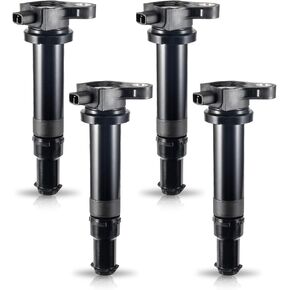 ENA Set of 4 Ignition Coil Pack Compatible with Hyundai Kia Dodge 2006 2007 2008 2009 2010 2011 Accent Rio Rio5 Attitude L4 1.6L Replacement for UF499 C1543 1788290 521841GN10330 273013C000 1AMIC0004