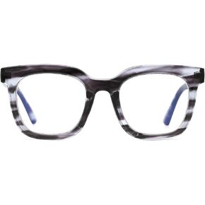 ZÉRO D Blue Light Glasses Sqaure Oversized Blue Light Glasses for Men and Women Big Blue Light Blocking Glasses AU003