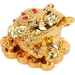 Pair of Feng Shui Lion Ornaments of Fu Foo Dogs, The Best Gift for Housewarming, Fortune and Treasure, Exorcism, Feng Shui Ornaments (Green)
