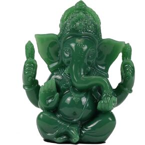 Lord Ganesha Statues - Ganesh Idol Figurine - Elephant God Buddha Sculpture for Home Car Decor Tabletop Statue